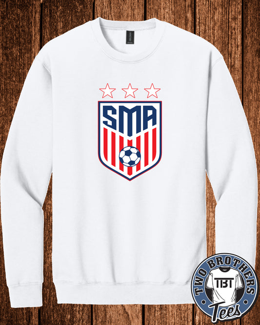 St. Marys Soccer 2026 Softstyle Crewneck Sweatshirt - Design 1