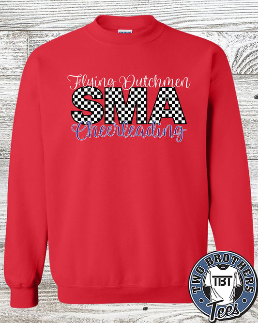 SMA Cheer Red Crewneck Sweatshirt