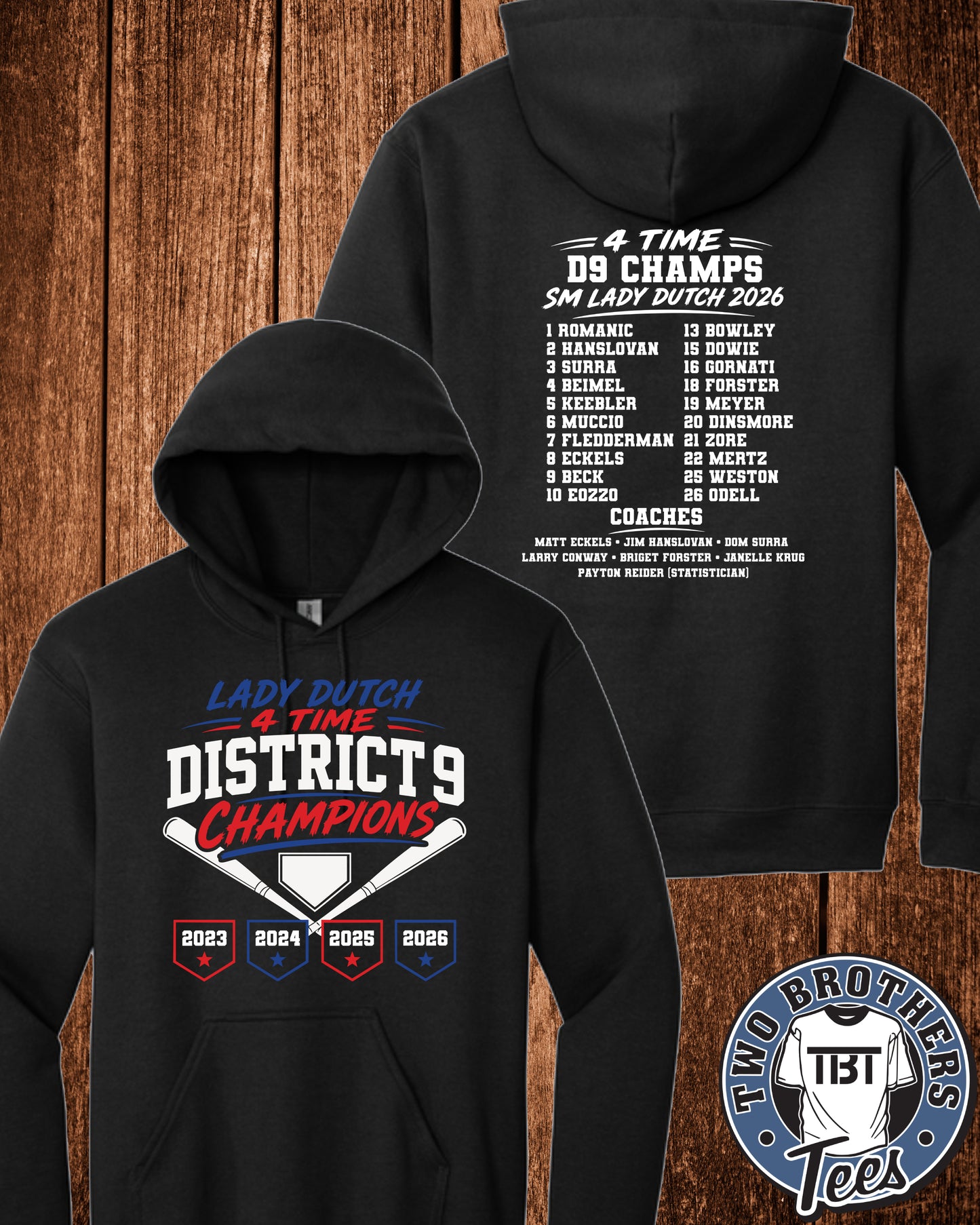 Saint Marys Softball D9 Champions Hoodie