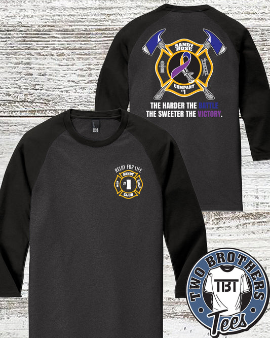 Sandy Club Relay for Life Raglan T-Shirt