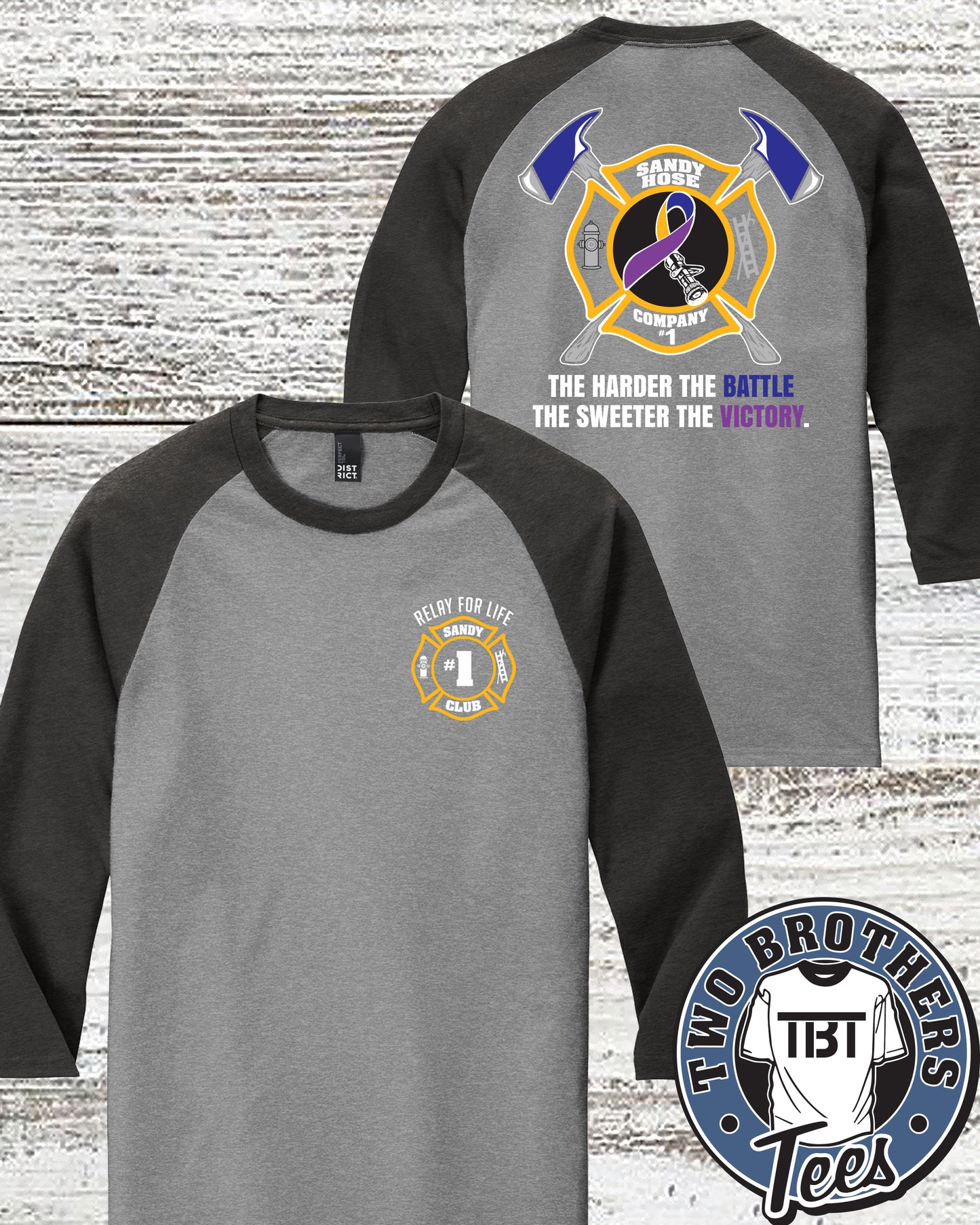 Sandy Club Relay for Life Raglan T-Shirt