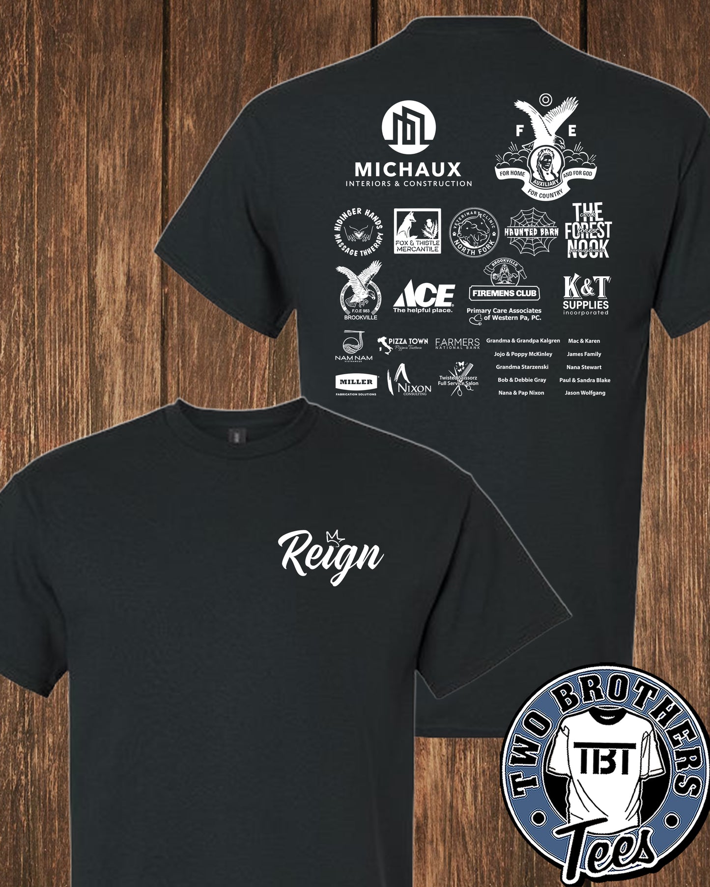 PA Reign Softball Sponsor T-Shirt