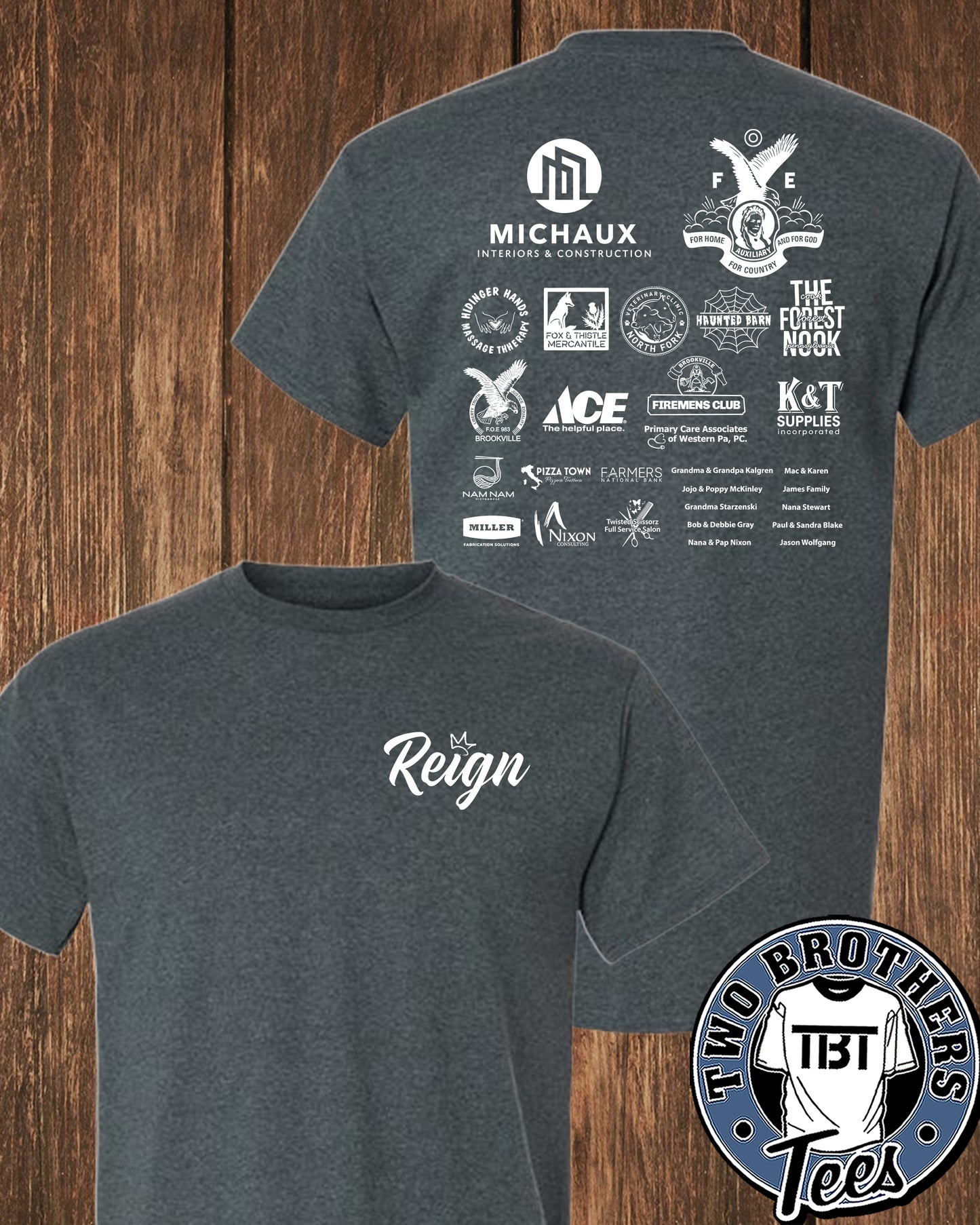 PA Reign Softball Sponsor T-Shirt
