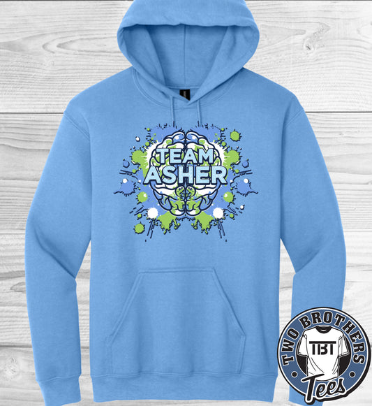 Team Asher Hoodie - Paint Design
