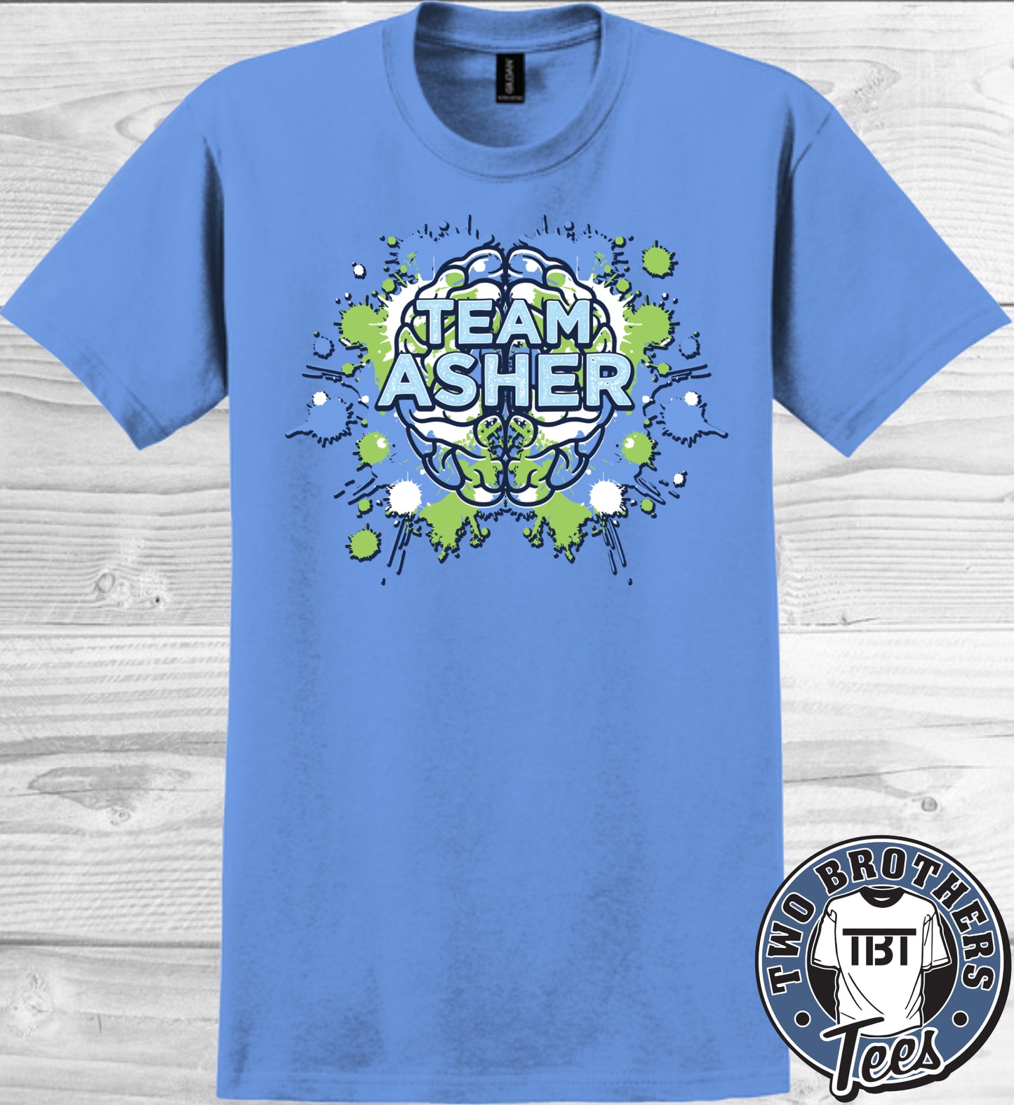 Team Asher T-Shirt - Paint Design