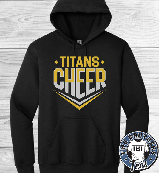 Treasure Lake Titans Cheer 2026 Hoodie - Design 2 - Without Glitter