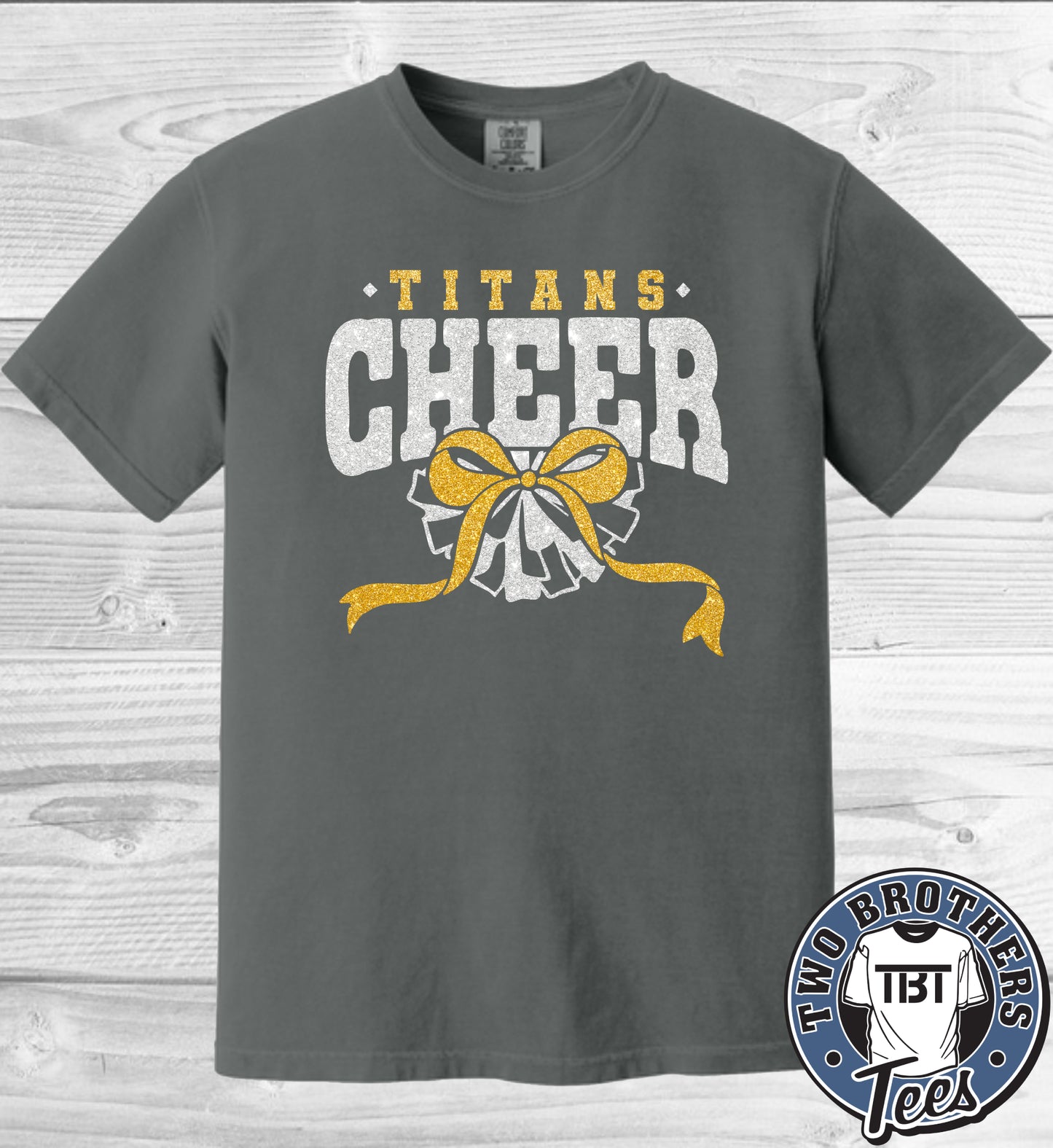 Treasure Lake Titans Cheer 2026 T-Shirt - Design 1 - With Glitter