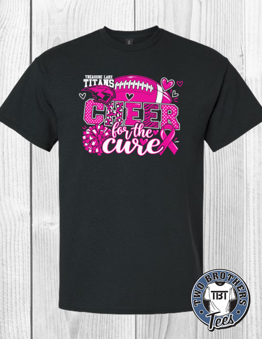 Treasure Lake Titans Pink Out 2026 T-Shirt - Football Design