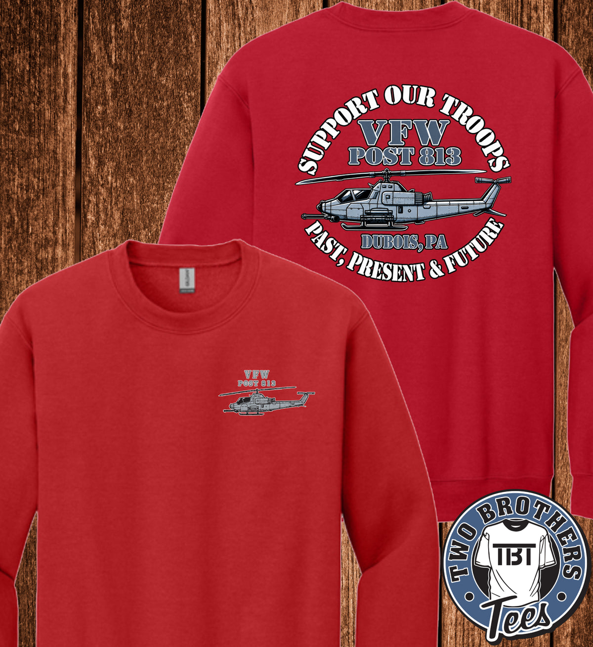 DuBois VFW Post 813 Auxiliary Crewneck Sweatshirt