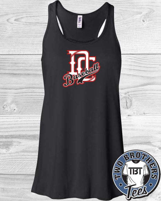 DC Defenders Women's Flowy "Baseball" Racerback Tank Top