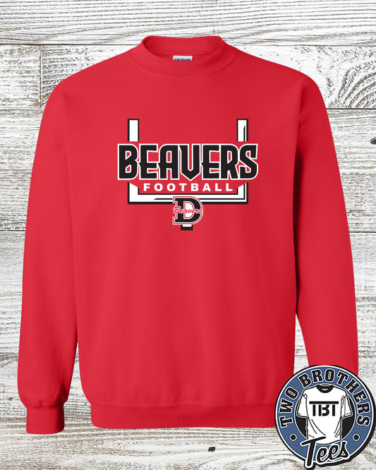 DuBois Football Goalpost Crewneck