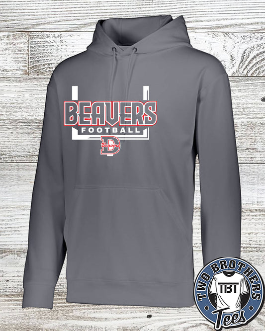 DuBois Football Goalpost Performance Hoodie