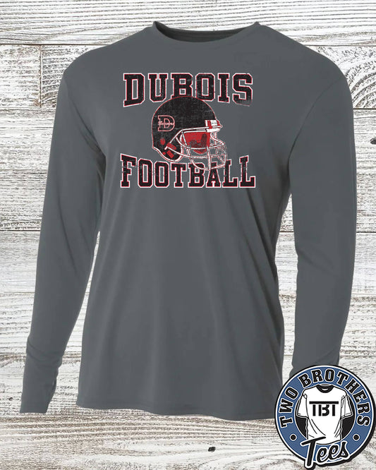 DuBois Football Helmet Performance Long Sleeve T-Shirt