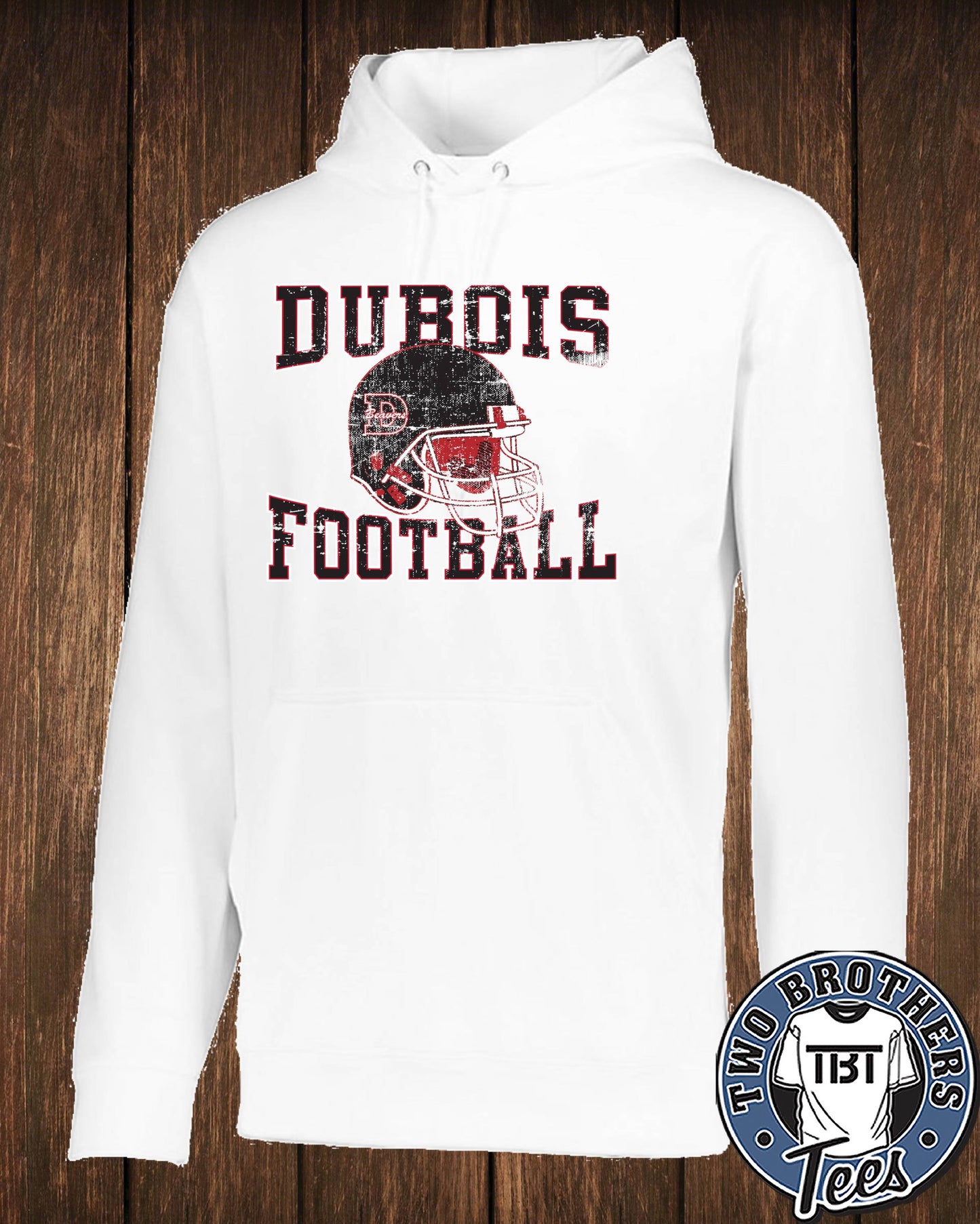 DuBois Football Helmet Performance Hoodie