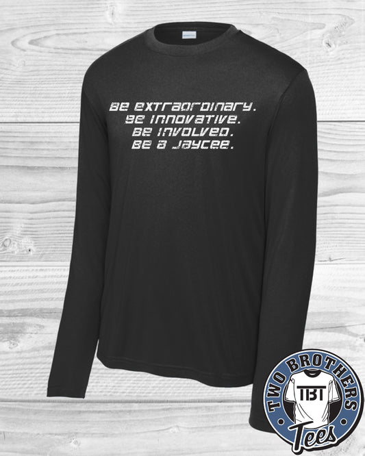 DuBois Jaycees Performance Long Sleeve T-Shirt - Design 2