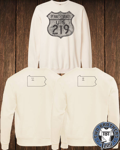 Johnsonburg Route 219 Crewneck