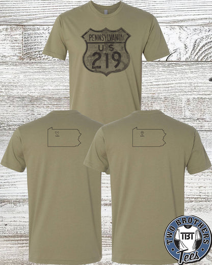 Johnsonburg Route 219 T-Shirt