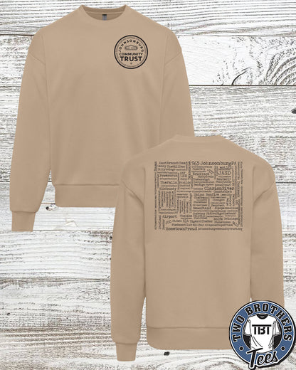 Johnsonburg Word Cloud Crewneck