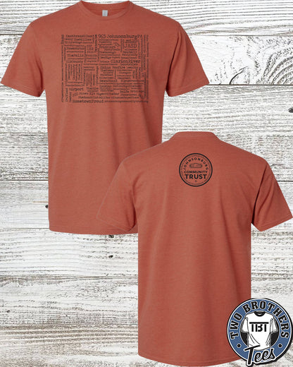 Johnsonburg Word Cloud T-Shirt