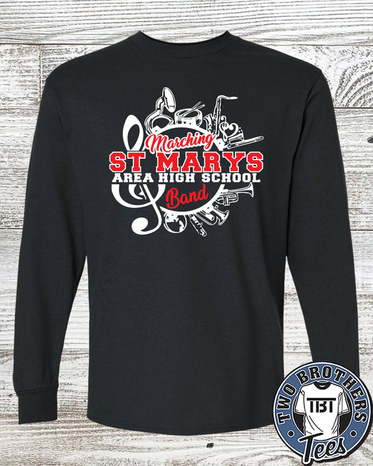 St. Marys Marching Band Long Sleeve T-shirt